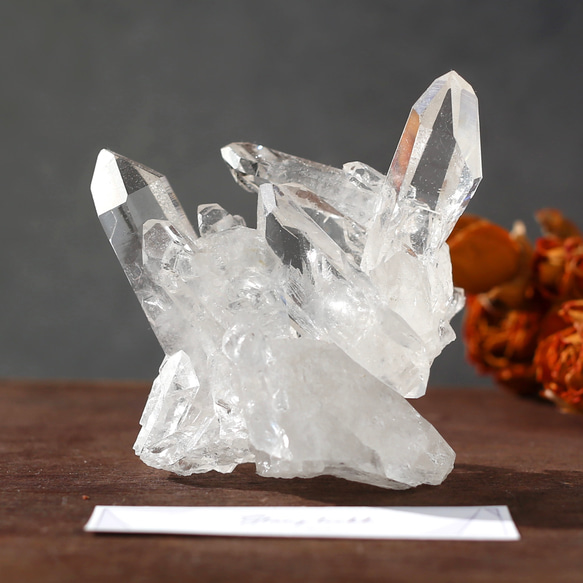 水晶クラスター トマスゴンサガ産 トップクオリティ 原石 高品質 天然石 クォーツ 1枚目の画像