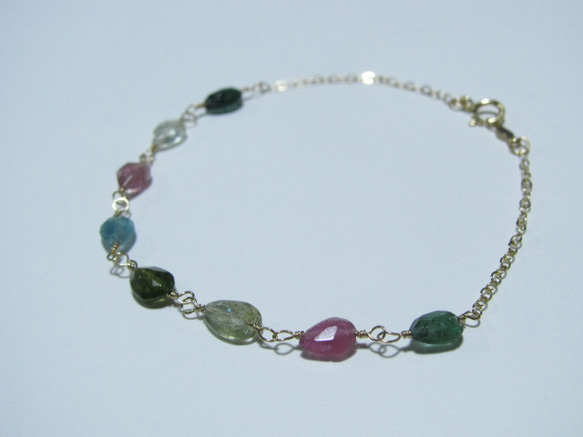 天然 マルチカラートルマリン バングル綺麗に輝く逸品 10月誕生石 天然 マルチカラートルマリン バングル綺麗に輝く逸品 10月誕生石