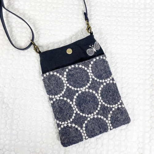 両面 タンバリンネイビー ミナペルホネン mina perhonen （両面  