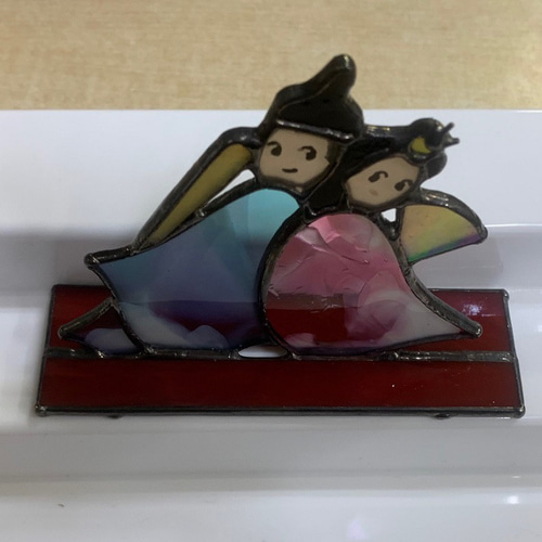 ステンドグラスのおひな様Ver.2」ひな祭り 春 ひな人形 お雛様 サン