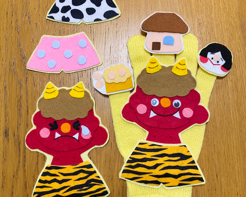 HAPPY☆様オーダー品　てぶくろテーブルシアター HAPPY☆様オーダー品 てぶくろテーブルシアター HAPPY☆様オーダー品