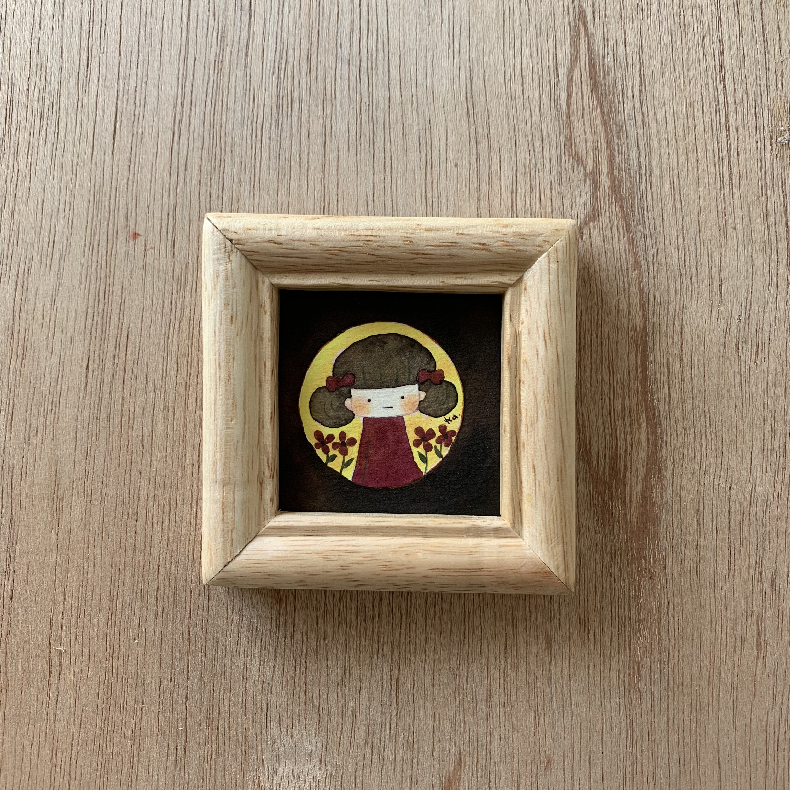 「春生まれのあなた」ミニ額　原画