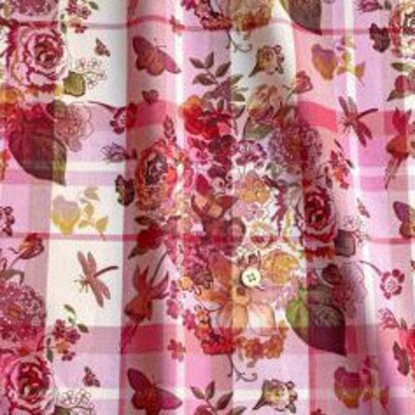 ギャザースカート ✨(裏地付き) リバティタナローン生地【チャイルド