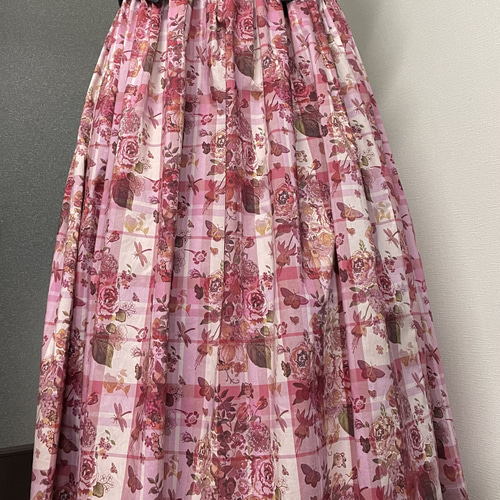 ギャザースカート ✨(裏地付き) リバティタナローン生地【チャイルド