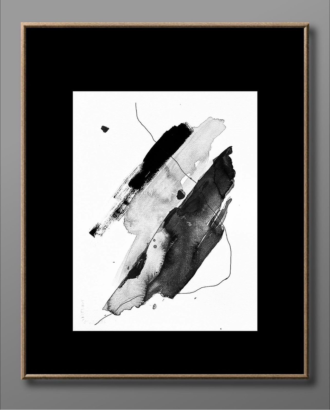 墨心象画(和紙、高画質コピー、額なし)