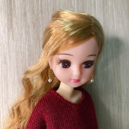 SALE　リカちゃん　花柄トップス　5点セット リカちゃん服 5点セット トップス・スカート・バッグ・ピアス