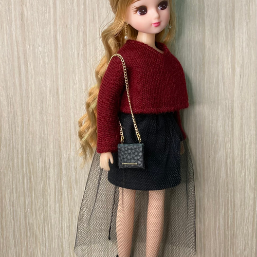 リカちゃん服 シフォンストール&フリンジトップス5点セット no.050 リカちゃん服 シフォンストール&フリンジトップス5点セット no.050