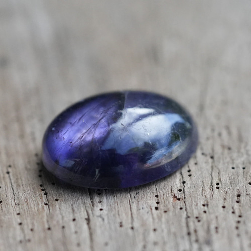 レア　高品質　アイオライト　カイヤナイト　エメラルド　スフィア　天然石 ブラジル産]マイカインカイヤナイト丸玉/スフィア（直径54.8mm