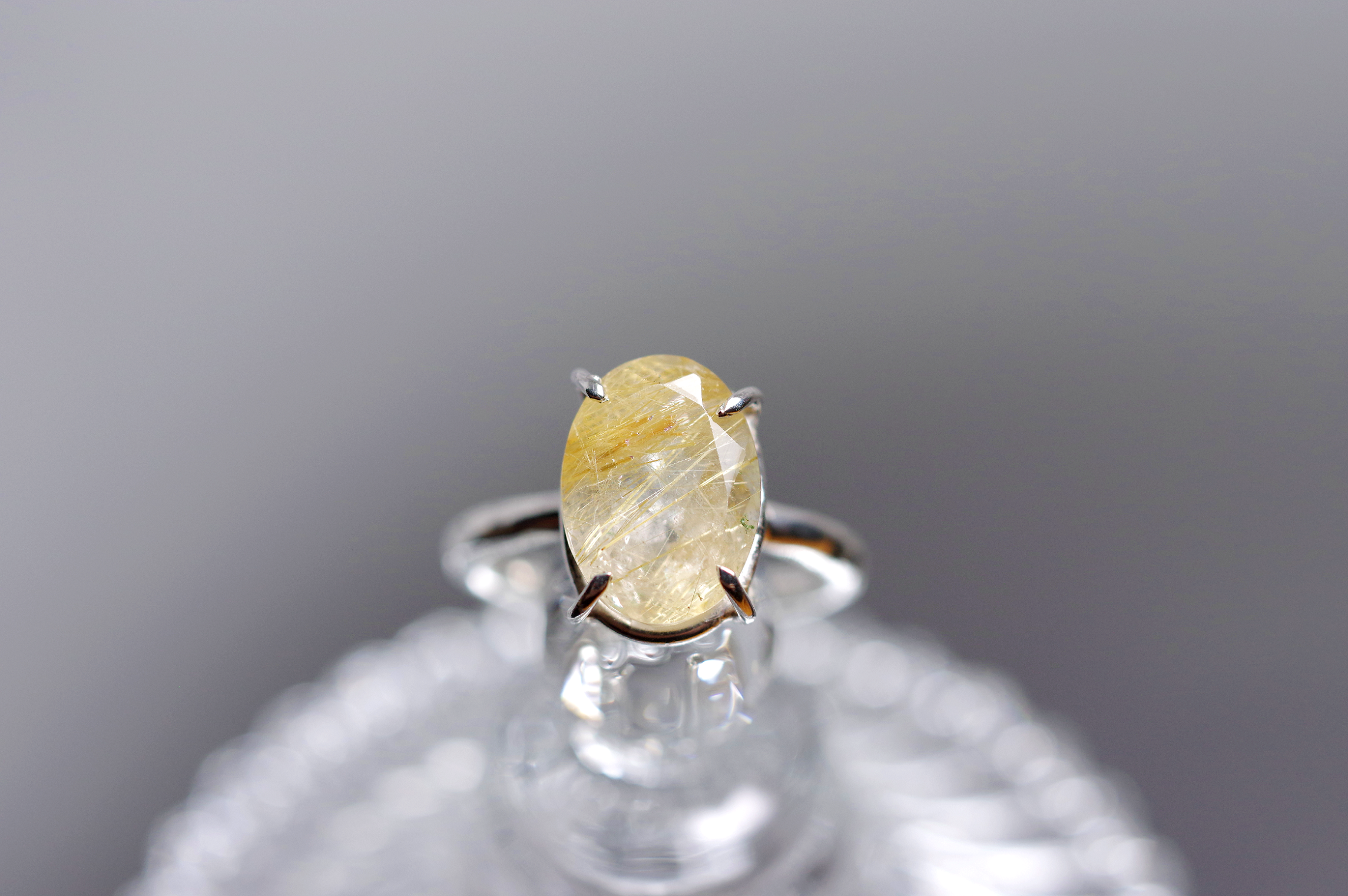 New Arrival☆『ルチルクォーツ』の世界でひとつの天然石リングsilver925