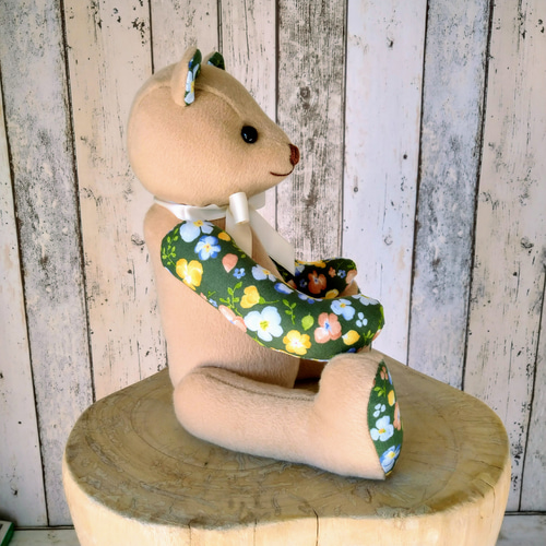 スミレの大きなテディベア ぬいぐるみ kukuma 通販 17132658 スミレの大きなテディベア ぬいぐるみ kukuma 通販 17132658