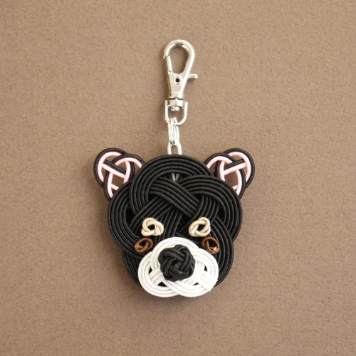 水引 チワワのチャーム【ブラック】 バッグチャーム 菜の花工房 通販