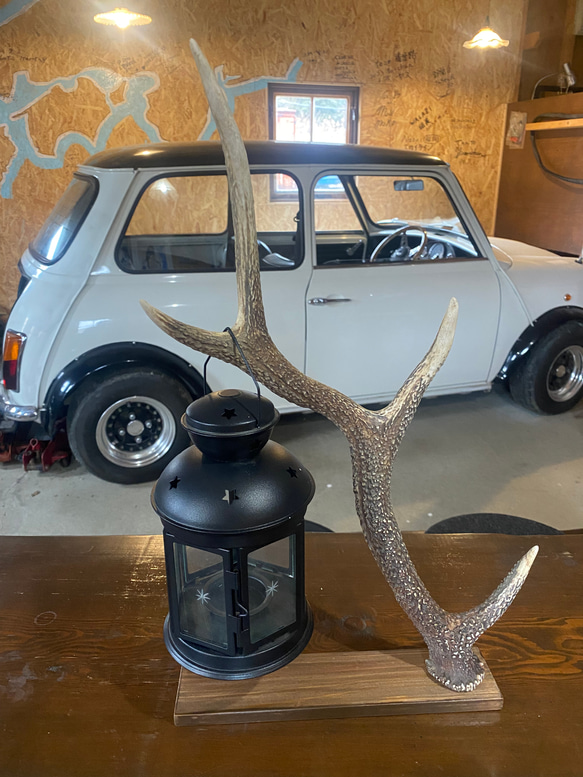 鹿の角のランプ掛け その他インテリア雑貨 tubu 通販 17132706｜Creema