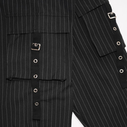 Cargo H-Line Skirt+Belt SET (beige) ワイドパンツ ブラック 黒 上品 きれいめ 9枚目の画像