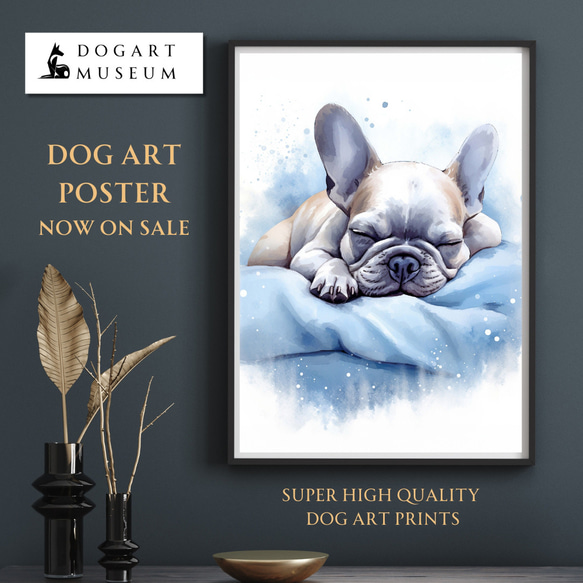 Amazon｜油絵 油彩 パグ フレンチブルドッグ 犬柄 アートパネル