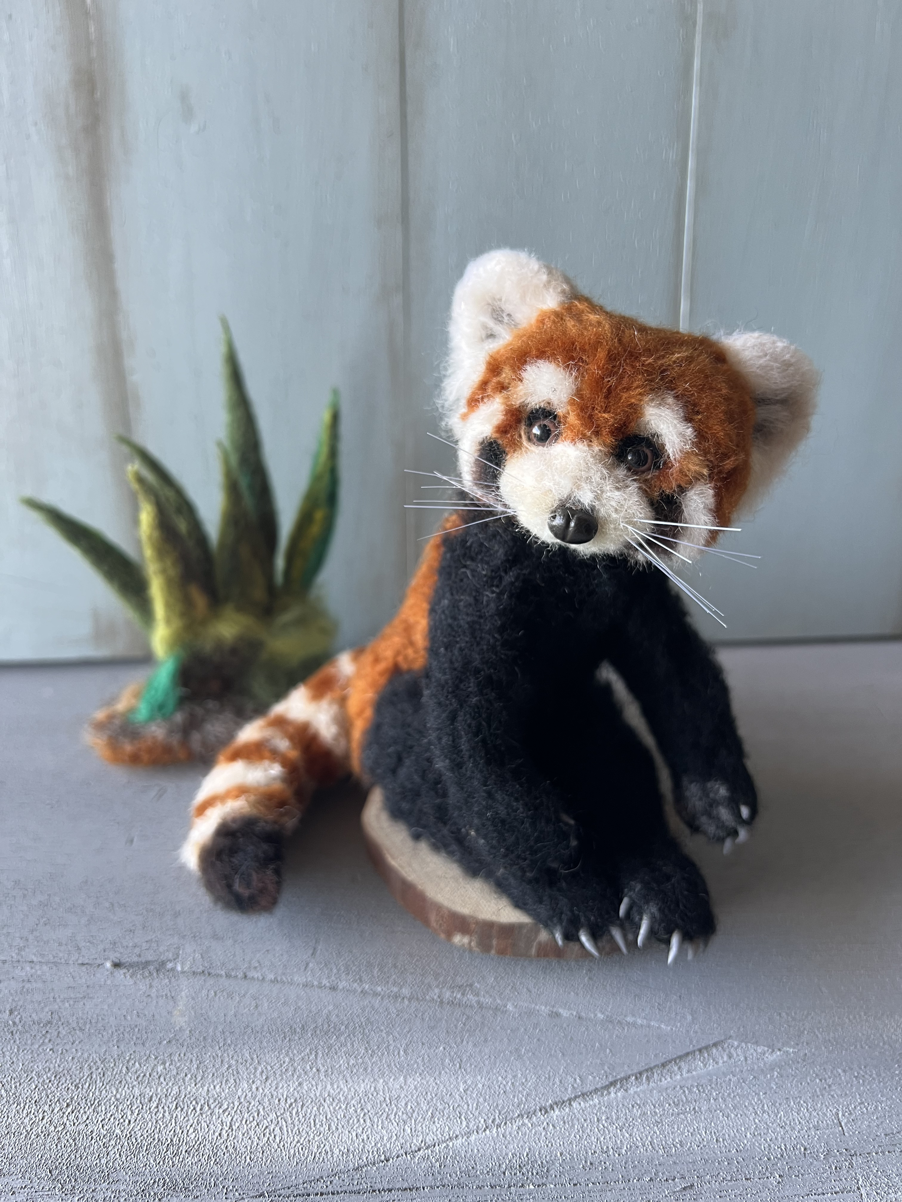 レッサーパンダ/ 羊毛ハンドクラフト