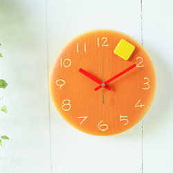 ノリタケ　壁掛け＆置き時計　オレンジ ノリタケ 壁掛け＆置き時計 オレンジ - メルカリ