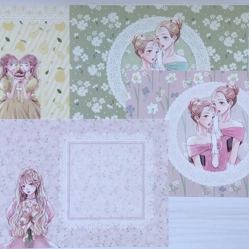 七色の海様 おすそ分け 平袋 中身50点 デザペ メモ シール