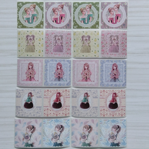 七色の海様 おすそ分け 平袋 中身50点 デザペ メモ シール