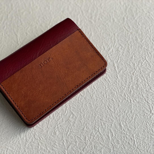 M5 システム手帳カバー / ノートタイプ・外ポケット付 / ブラウン