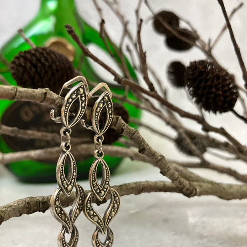 フランスアールデコピアスアンティーク