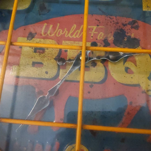 アメリカンな店 ウォールクロック 壁掛け時計 BBQ アメリカン雑貨 アメリカンな店 ウォールクロック 壁掛け時計 BBQ アメリカン