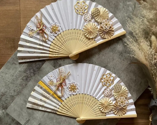 扇子プロップス(*ˊ˘ˋ*)*° 人気☆扇子プロップス 文字なし 新品 デザインお任せ 前撮り