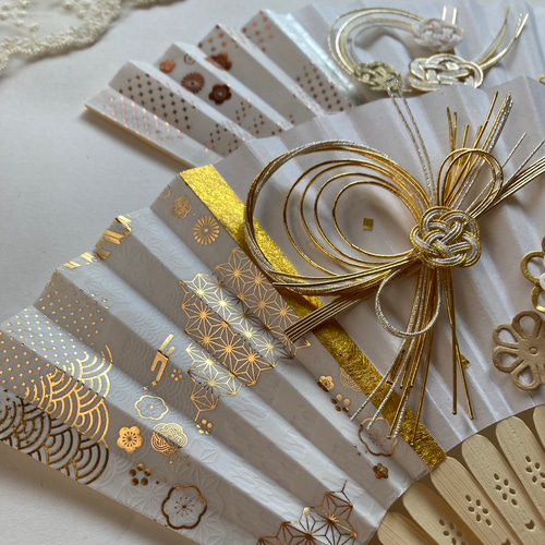 ≪bonheurunaオリジナル≫【＊】扇子プロップス｜前撮り｜結婚式