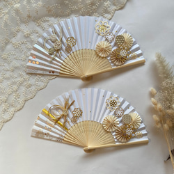 ≪bonheurunaオリジナル≫【＊】扇子プロップス｜前撮り｜結婚式