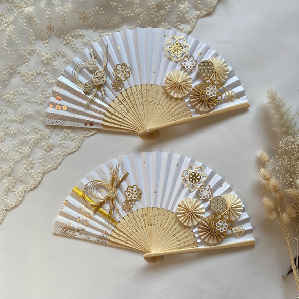 ≪bonheurunaオリジナル≫【＊】扇子プロップス｜前撮り｜結婚式