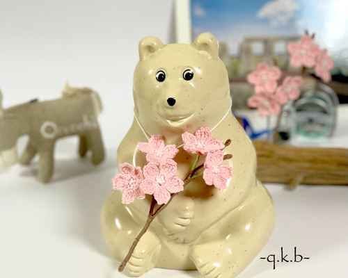 【まーま様　リクエスト】しろくま貯金箱　飾り しろくま貯金箱用 お正月3点セット - mayu's GALLERY | minne