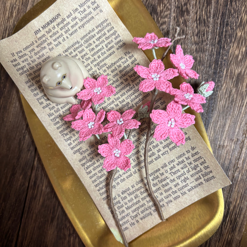 しろくま貯金箱用】一枝の桜 その他インテリア雑貨 q-k-b 通販