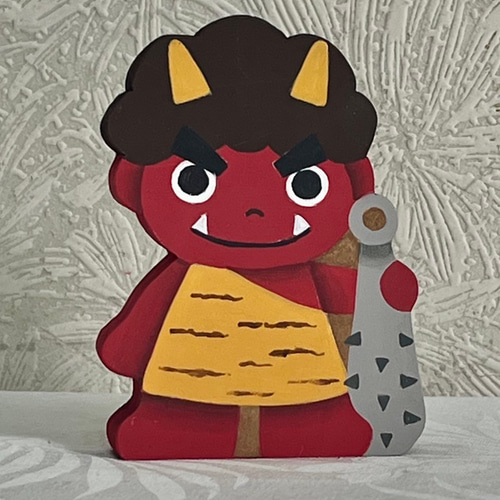 新作】 可愛い 鬼のオブジェ【節分】【2月】【春】【赤鬼】【青