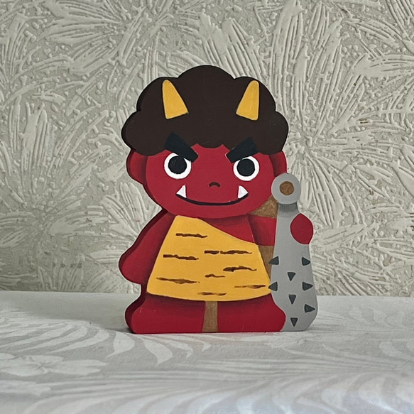 新作】 可愛い 鬼のオブジェ【節分】【2月】【春】【赤鬼】【青