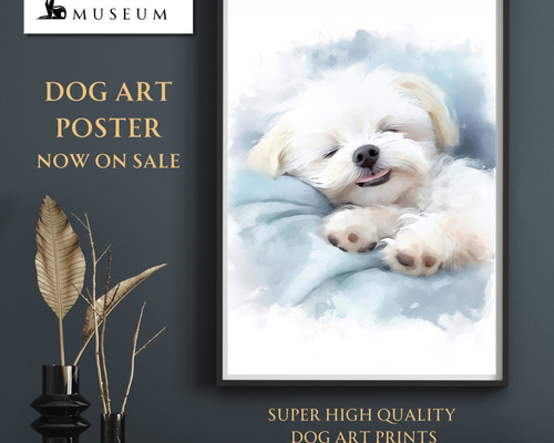 犬の絵画。珍品です。