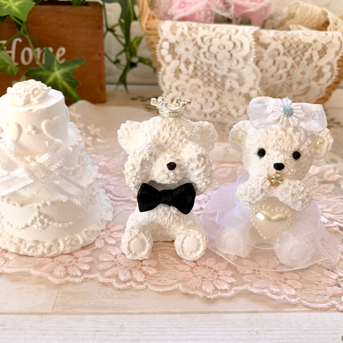 アロマストーンシェルフラワー&ウエディングドレスセット