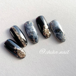ブラックネイル ネイルチップ（つけ爪） Chiha-Nail 通販 17135741