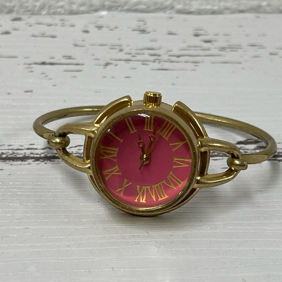 アンティークバングル時計（RT-072ピンク） 腕時計 ACONTeG 通販