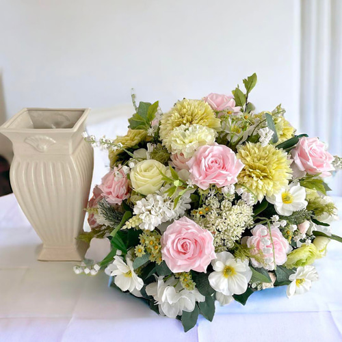 光触媒 春待ちフラワーアレンジメント 特大サイズ アーティフィシャル