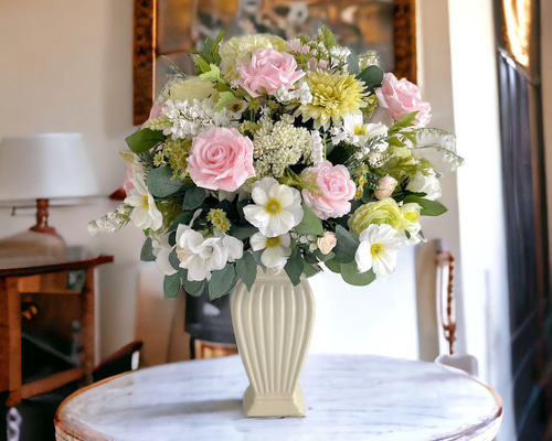 光触媒 春待ちフラワーアレンジメント 特大サイズ アーティフィシャル