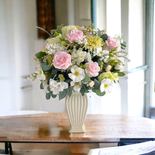 光触媒 春待ちフラワーアレンジメント 特大サイズ アーティ