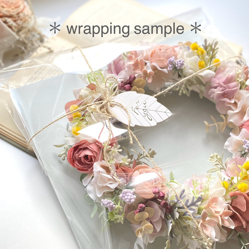 ニュアンスカラー♡アーティフィシャルリース　ハンドメイド　ラベンダー ニュアンスカラー♡アーティフィシャルリースハンドメイドラベンダー