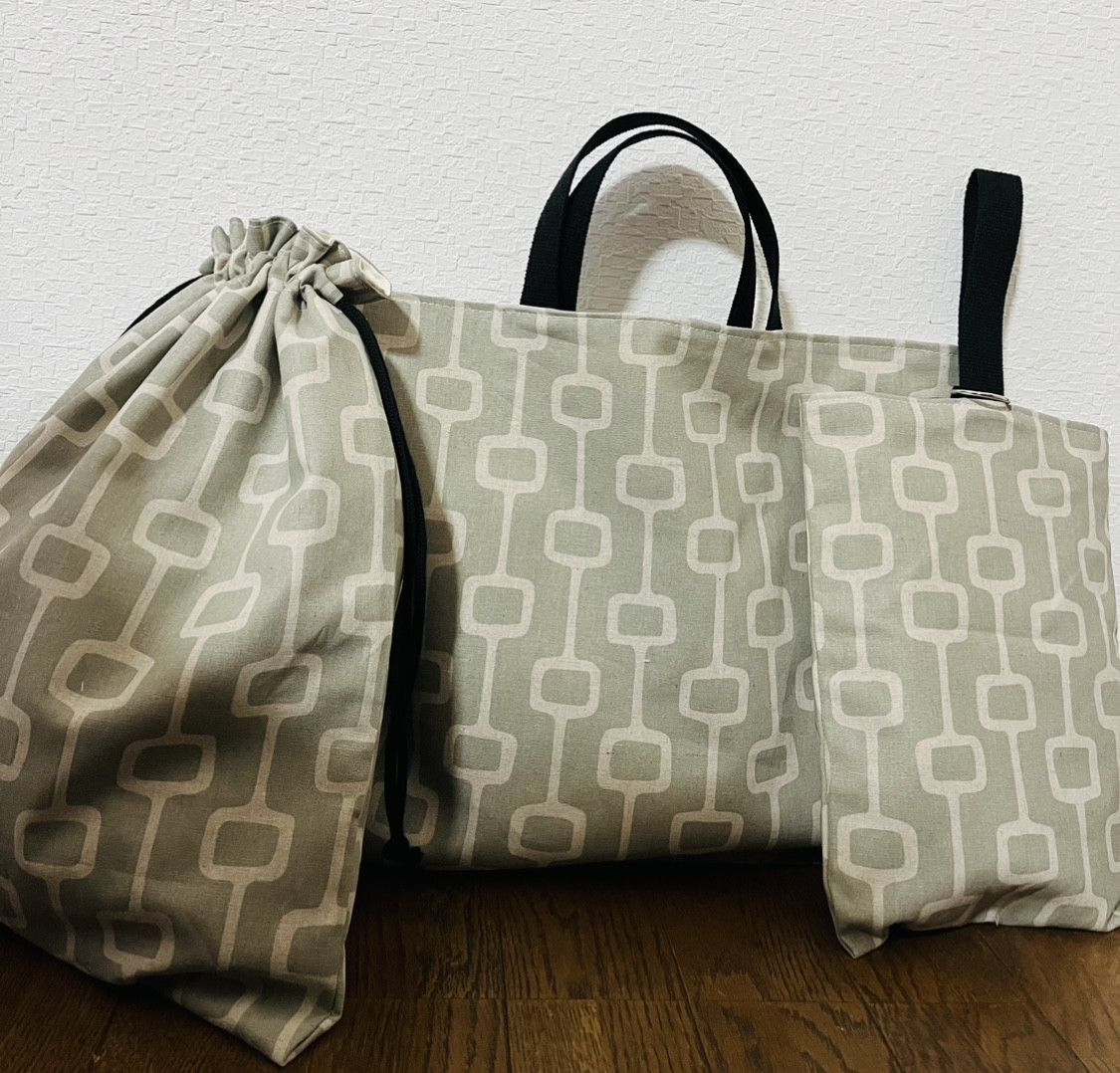 ★入園、入学★レッスンバッグ、お着替え袋、シューズ袋セット