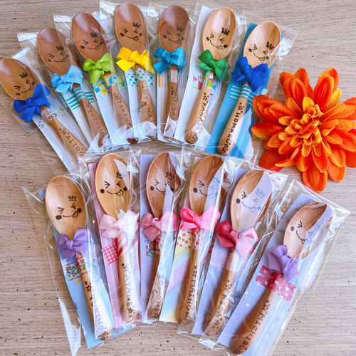 お名前入りスプーン〜お子様から大人まで使えるサイズ☆出産祝い、卒園