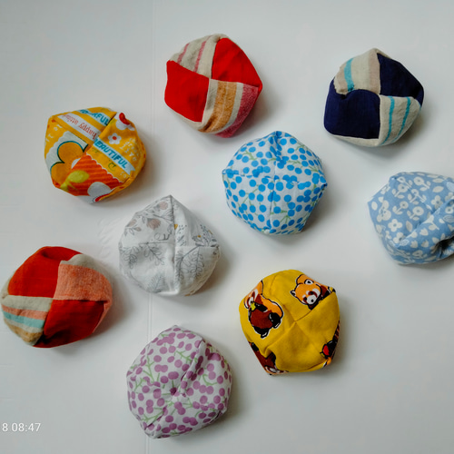 2個 いろいろお手玉 お手玉 おてだま otedama お好きな柄2個 遊び 竹