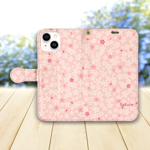 4392*桜 さくらさま確認専用 ミナペルホネン 手帳型 スマホケース 4392