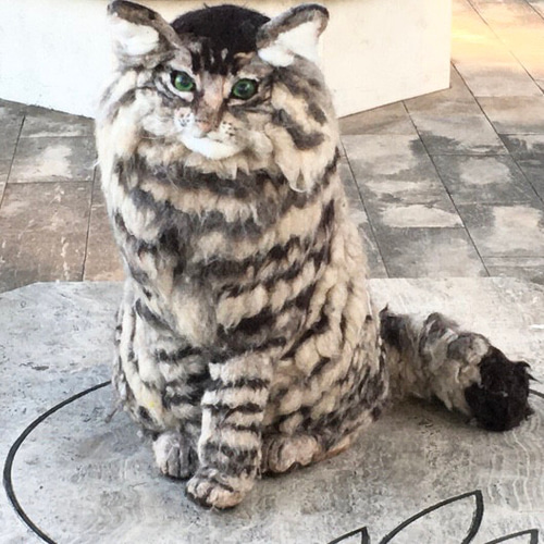 冬季セール☆羊毛フェルトのノルウェージャンフォレストキャット