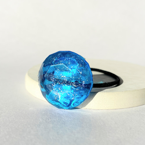 夜空の海宝石ヘアゴム / 星空 / 宇宙 ヘアゴム 華昇 優羽 通販