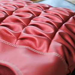 ひらひらショルダーバッグ合皮メタリックピンク 6枚目の画像