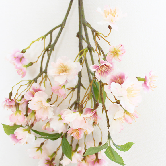 「送料無料」桜（さくら） 壁掛け（アーティフィシャルフラワー） 5枚目の画像
