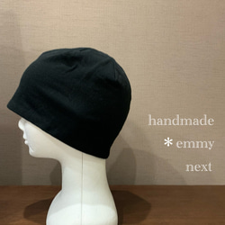 ☆☆Ｂ様オーダー品☆☆送料無料＊handmadeコットンレイヤードキャップ2枚セット〈くすみパープル〉ケアキャップ 6枚目の画像